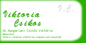 viktoria csikos business card