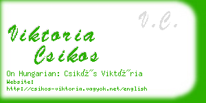 viktoria csikos business card